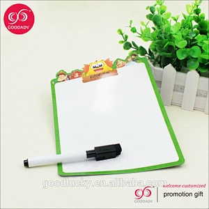 custom kids erasable writing magnet board for Fridge