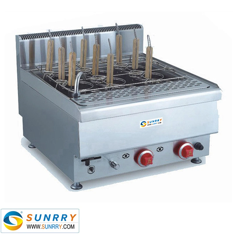 Electric table top pasta cooker with 9 baskets pasta express cooker (SUNRRY SY-PN600A)