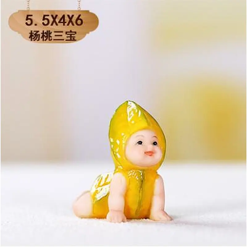 Creative 3D Fruit Baby Series Different Size Carambola Baby Soap Mold Silicone Mold