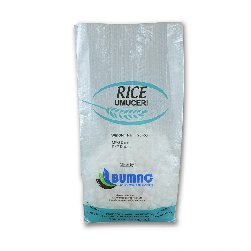 High quality 10kg 20kg pp rice packing plastic bag for package