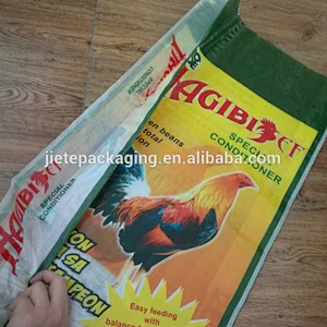25kg design printing plastic feed bag wholesale poultry,chicke,duck,bird,cow,sheep,horse