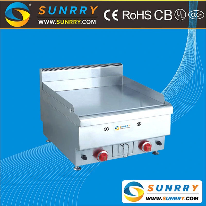 Counter industrial gas griddle equipment (SY-GR600B SUNRRY)