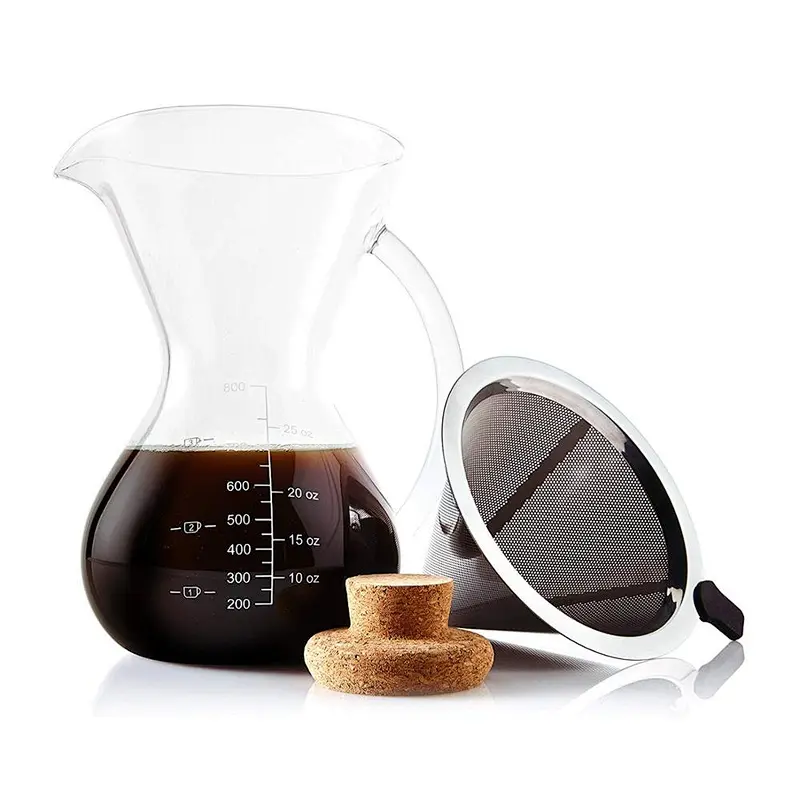 Glass Coffee Pour Over Dripper