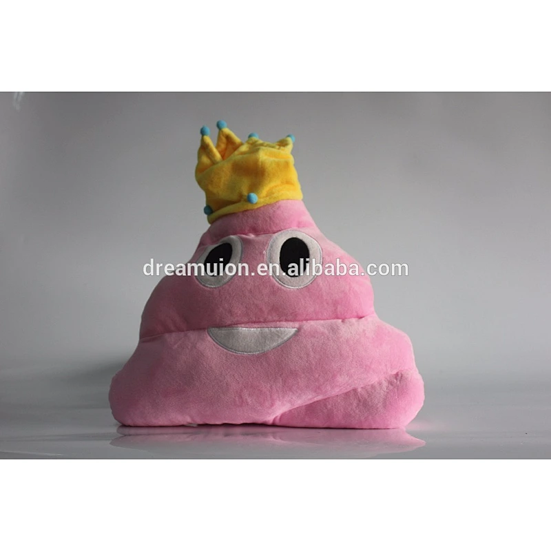 Home Sofa Decor Emoji Emoticon Cushion Key ring Plush Toys Yellow Face Round