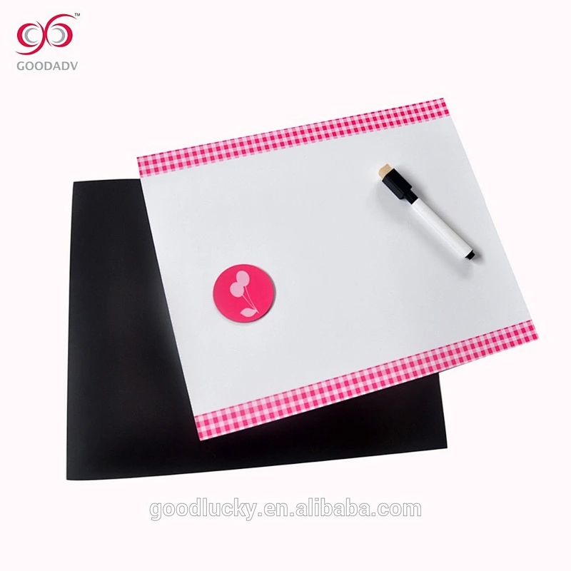 Flexible Kitchen Fridge Magnet Writing Whiteboard with marker pen