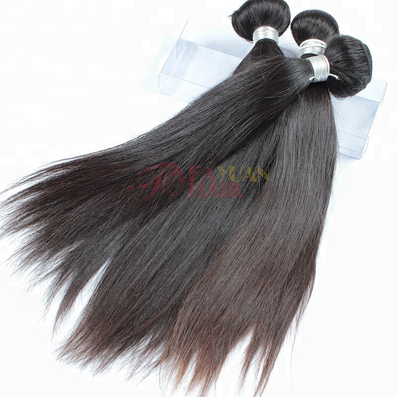 Amazing!!!Best quality without chemical unprocessed hair extensions Remy Burmese Natural Straight