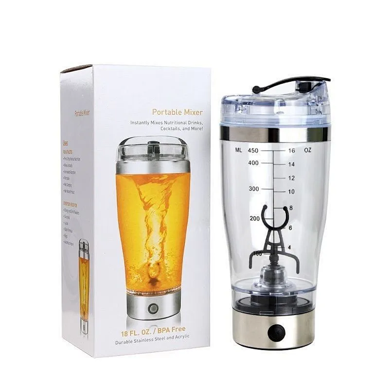 2018 New Product Promotional 450 ml USB Auto Mixing Coffee Cup Automatic Self Stirring Mug Electric Shaker Water Bottle