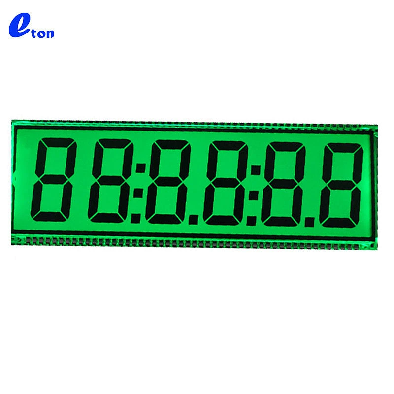 high  quality  custom made segment 6 digit display very small lcd screen for fuel  dispenser machine