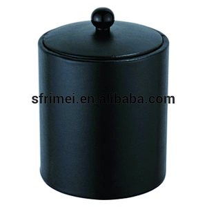 Black Painted Easy Clear Stainless Steel Hotel Ice Buckets For Champagne