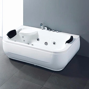 High quality two person whirlpool massage bathtub acrylic hot tub for sale