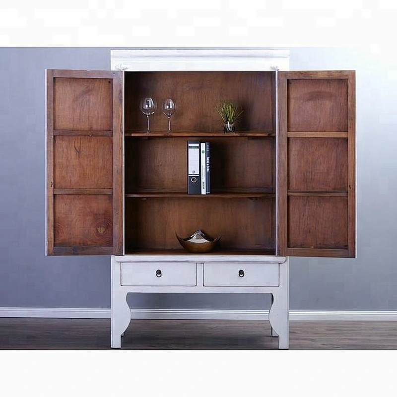 oriental solid wood pine storage bedroom furniture