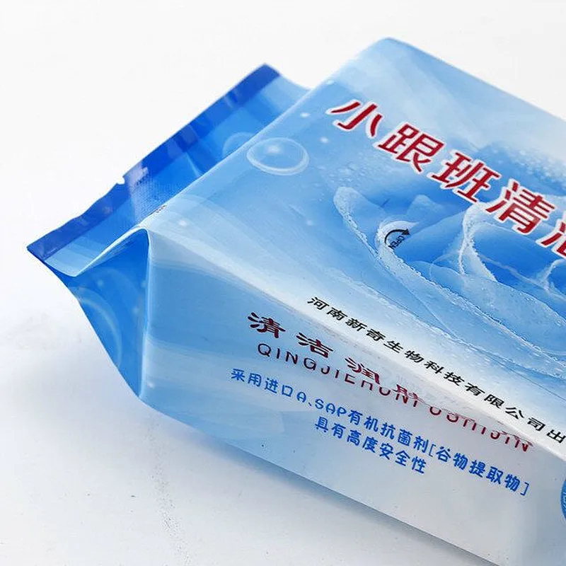 Color printing PE bag for wipes, sanitary towel packaging