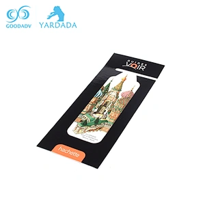 Souvenir Magnetic Bookmark Custom Paper Folding Bookmarks Magnetized