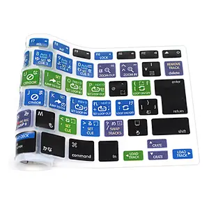 Serato DJ Function Hotkey Shortcut Silicone Keyboard Skin Cover japanese keyboard laptop for macbook pro 13 retina with Retina