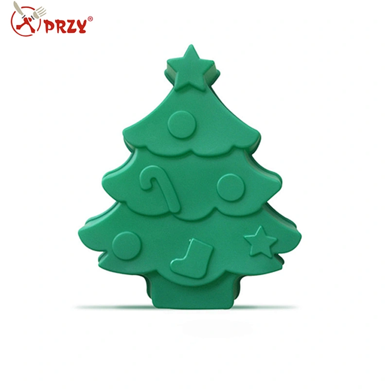 food grade kitchen baking tools christmas tree shape cake silicone mold
