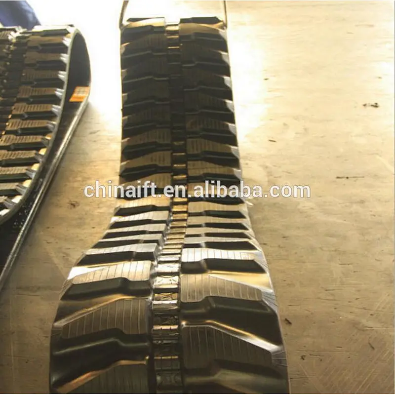 combine harvester snow rubber track