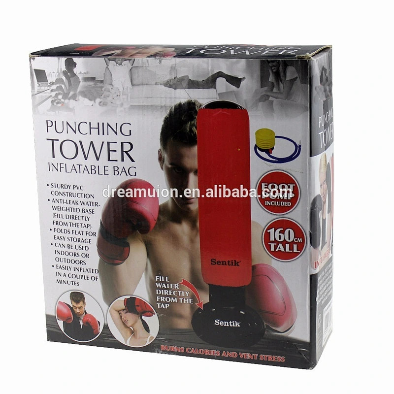 PUNCHING TOWER STRESS STANDING BUSTER INFLATABLE PUNCH TOWER BAG +PUMP
