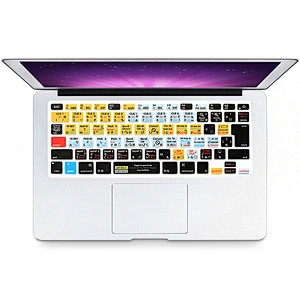 Hot Selling Serato Scratch LIVE Hot key 10 keyboard shortcut keys skin Silicone Keyboard skin For mackbook pro keyboard cover