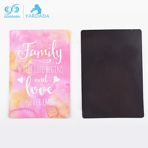 Wholesale souvenir custom logo printing and lamination color fridge magnet