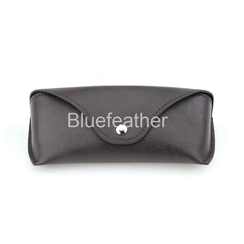 Men's PU Leather Semi-hard Sunglasses Case