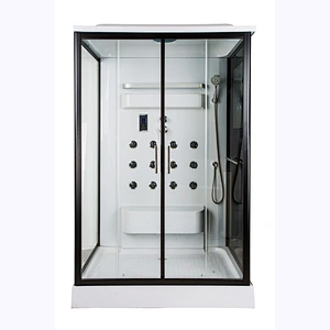 AJL-5806 Black Rectangle Style Cheap Wholesale Shower Bathroom