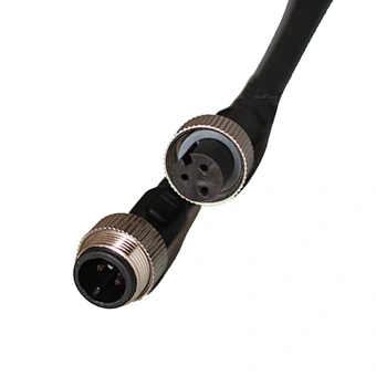 Hot Sale 2 pin metal nut waterproof led connector and cable