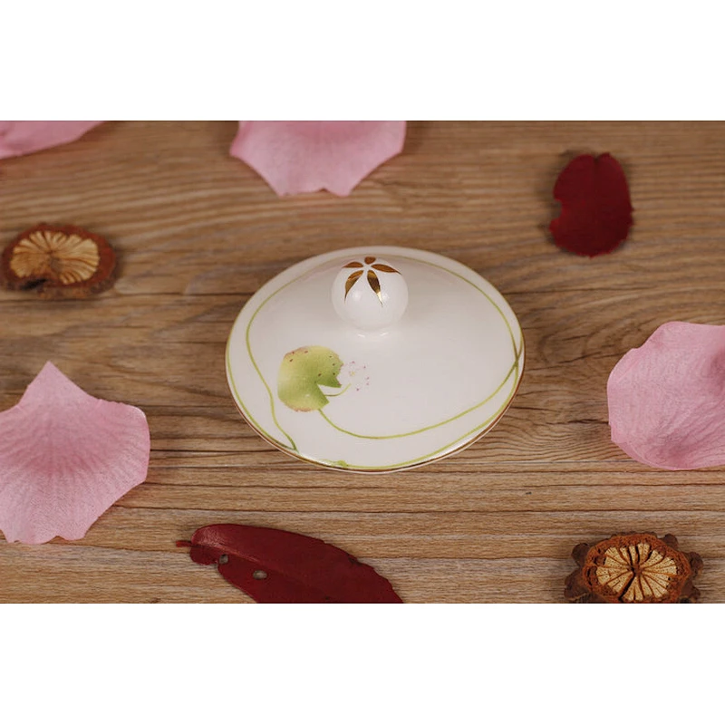 Gift Box Packing Ceramic Tea Pot Set 14 pcs Coffee Kettle Set High Quality Porcelain Tea Cup Set