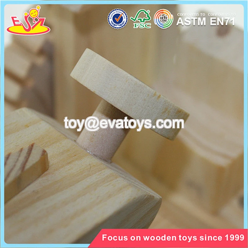 Wholesale high quality wooden truck toy newest wooden craft truck toy for kids W04A1 38