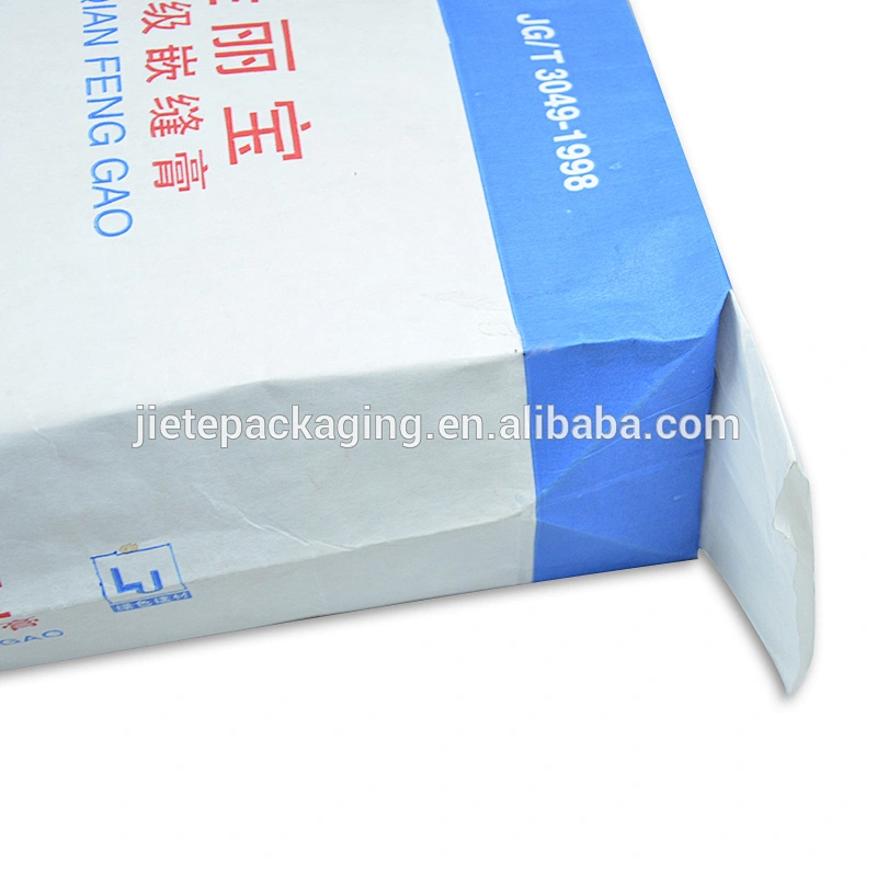 block bottom kraft paper valve bag packing building materials