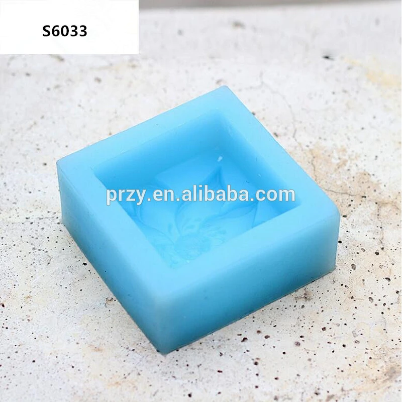 Lotus handmade silicone soap mold DIY mold