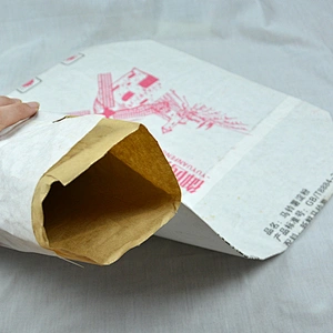 kraft paper flour bag with valve port for potato starch, corn wheat flour 25kg