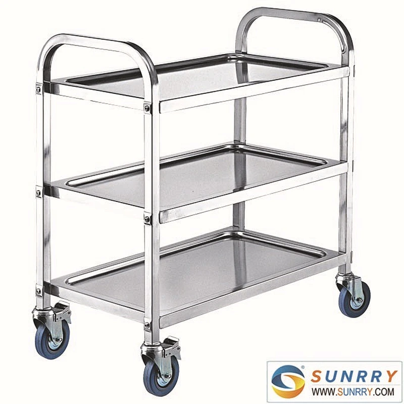 Good Quality Mobile Tainless Steel China Mobile Food Cart Design With Wheels