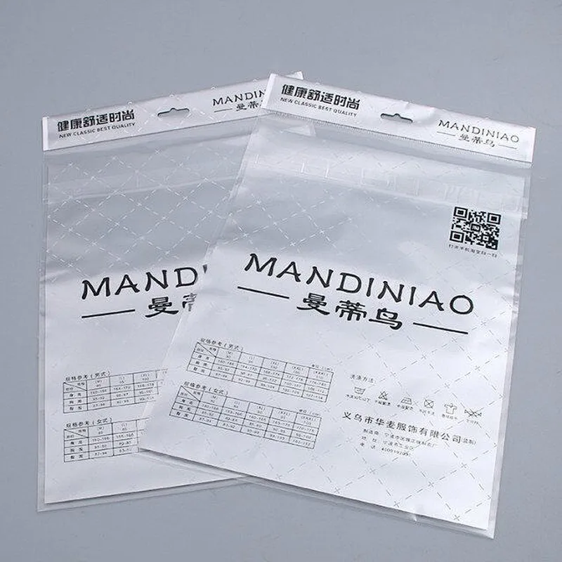 Custom wholesale multi-style PE transparent plastic bag