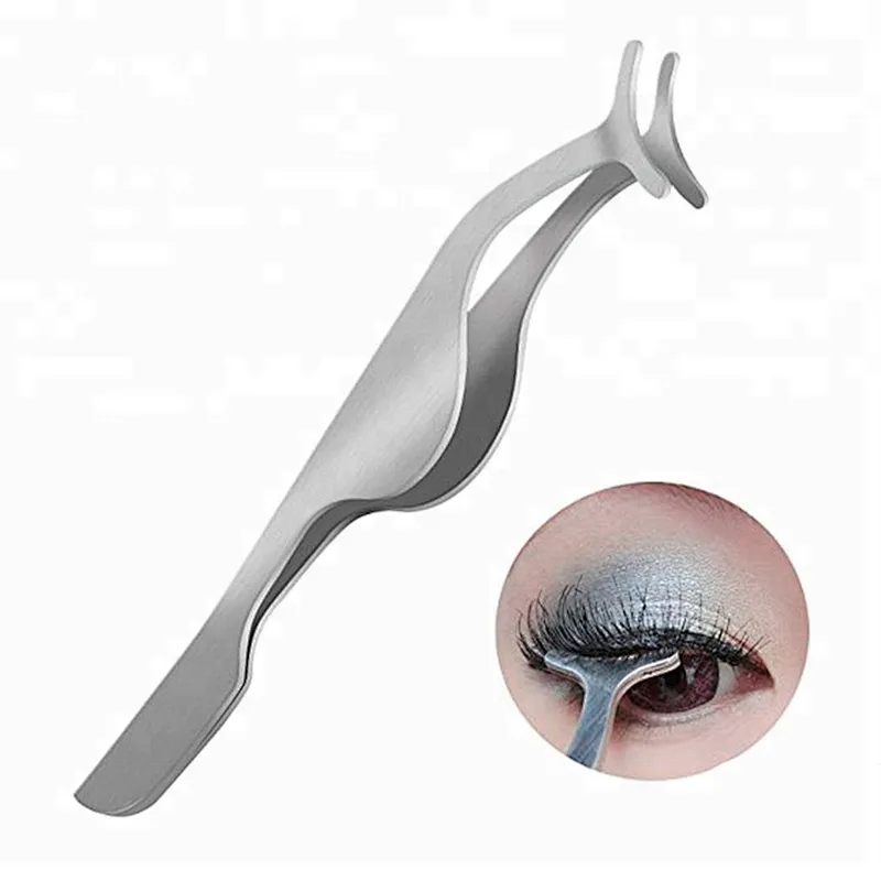 Custom Logo Mini Portable False Eyelashes Extension Tool Private Label Curl Eyelash Curler Set Stainless Steel