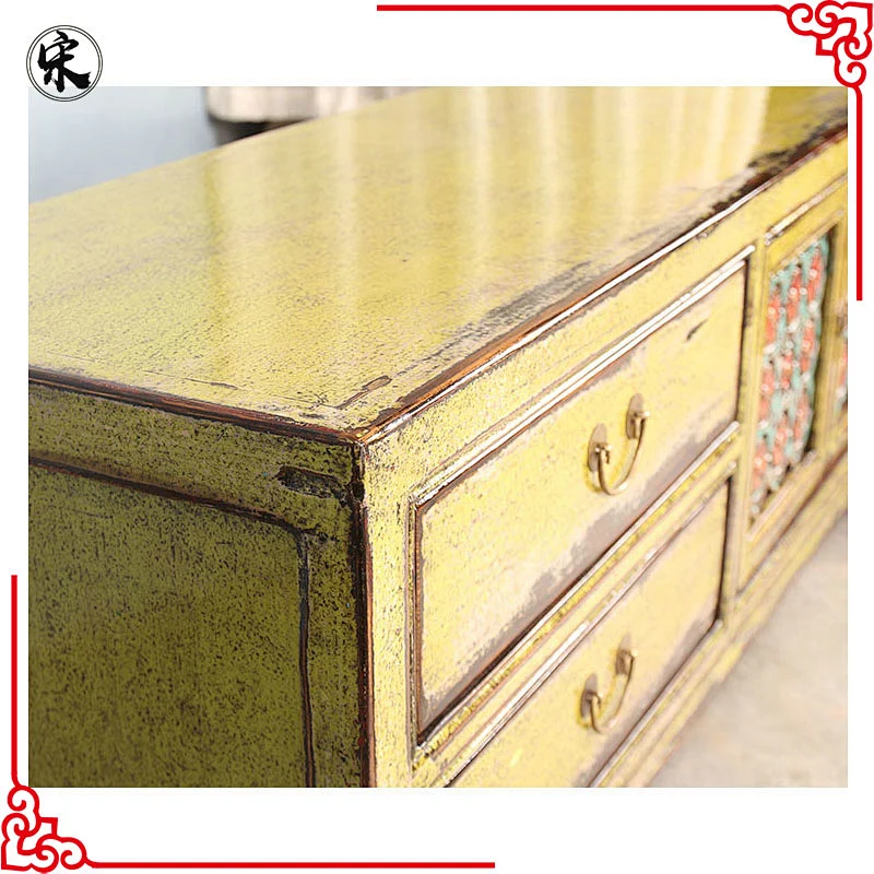 beijing chinese antique cabinet tv, rustic wood furniture