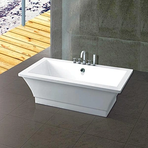 Indoor square freestanding Cheap acrylic Bathtub 180 cm