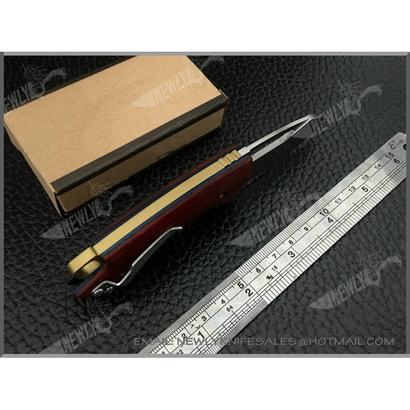 Rosewood Handle Hunting Knife D2 Knife Folding Pocket Knife