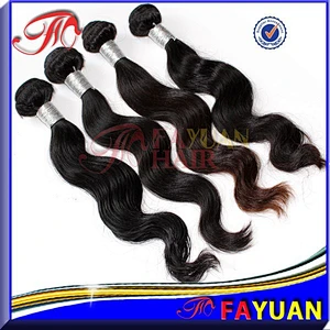 double sewing body wave hair 7A grade quality wholesale virgin brazilian hair