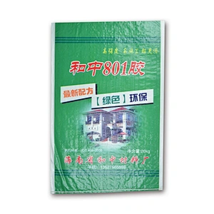 For packing cement in transparent color pe valve bag 25 kg