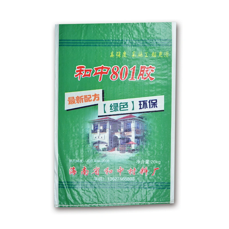 For packing cement in transparent color pe valve bag 25 kg