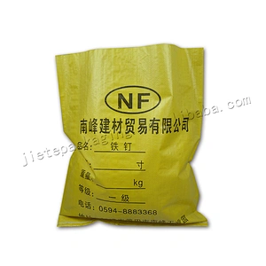 Building use strong bopp laminated pp woven building use iron nail packaging bag
