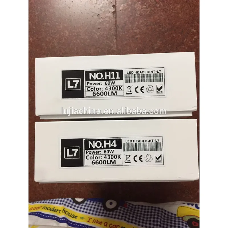 2017 Guangzhou LED New Design H11 L7 XHP70 6600lm high power 60W auto led headlight prefer than Y19 t5 p7 cob h4 h7 h11 kits