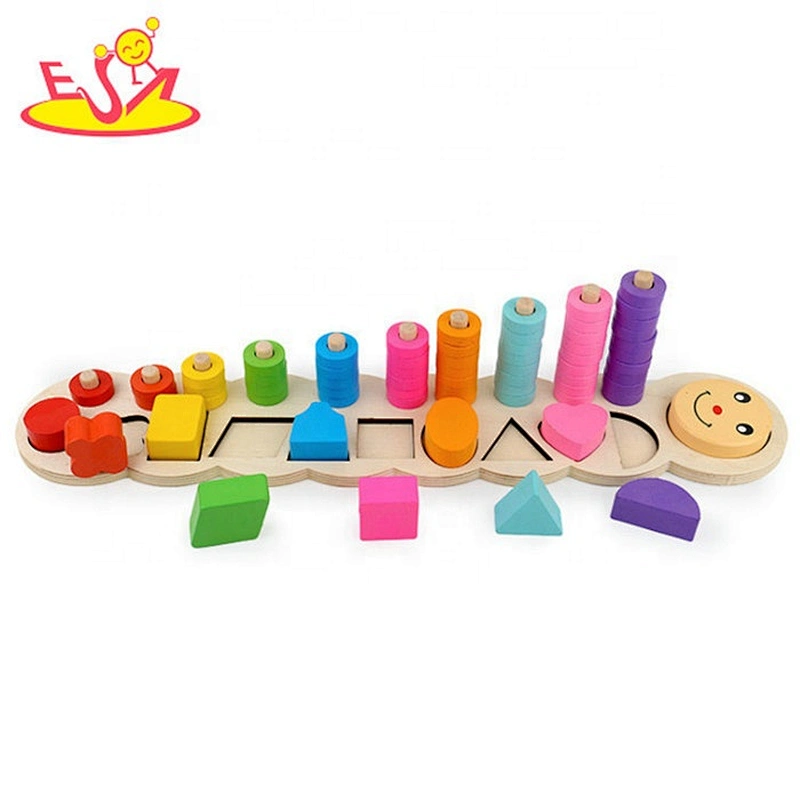 Top sale educational counting wooden mathematical toys for kids W12E032