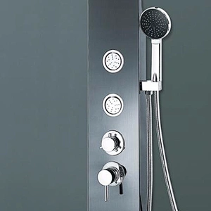 Hot selling black color bath shower panel massage wall panel