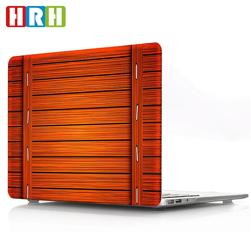 Wood computer case custom design Replacement laptop case pu For Macbook 13 inch 15 laptop hard shell A1278 Touch bar A170 A1708