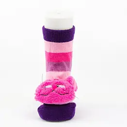 Autumn Winter wholesale kids manufacturers Newborn non slip floor lovely cartoon cat bear coral velvet Baby shoe Socks