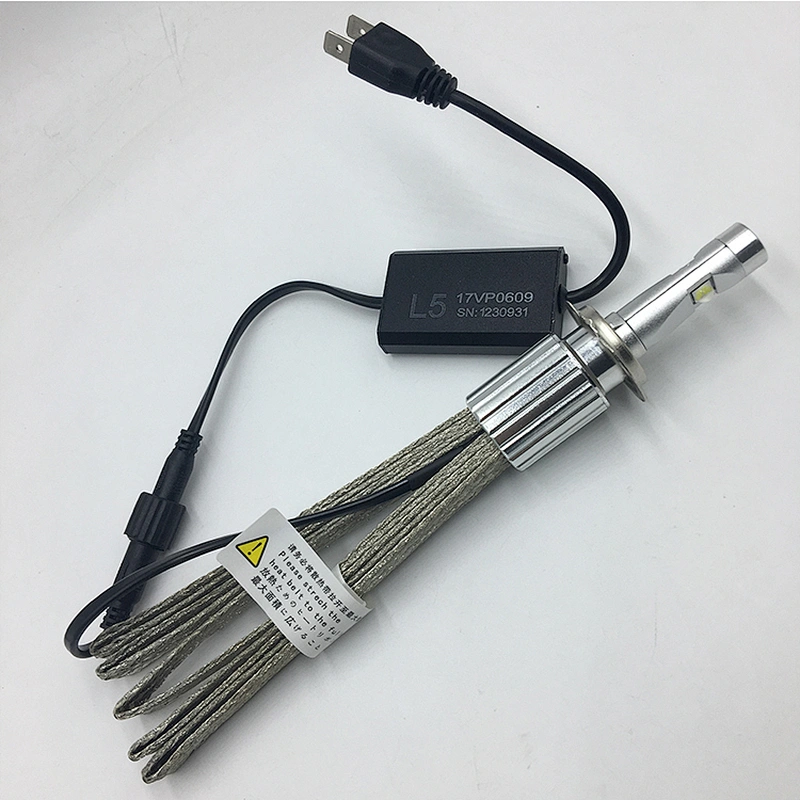 Factory direct supply auto parts L5 h7 40W LED headlight bulbs for cars and motorcycles