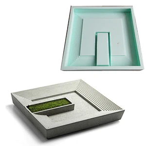 Concrete Planter molds Silicone cement flower pot decoration Mould