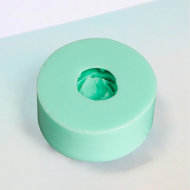 HC0030 Silica gel 3D white lotus silicone soap mold for flowers bouquet handmade soap making molds