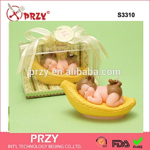 S3310 3d monkey banana shape soap mould animal fruit shape handmade candle mould